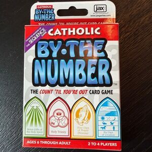 Jax Catholic By The Number Card Game 8016 Religious Educational Family Fun